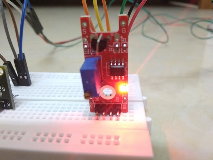 Prototype Alarm Device Using Human Touch Sensor (KY036) Arduino