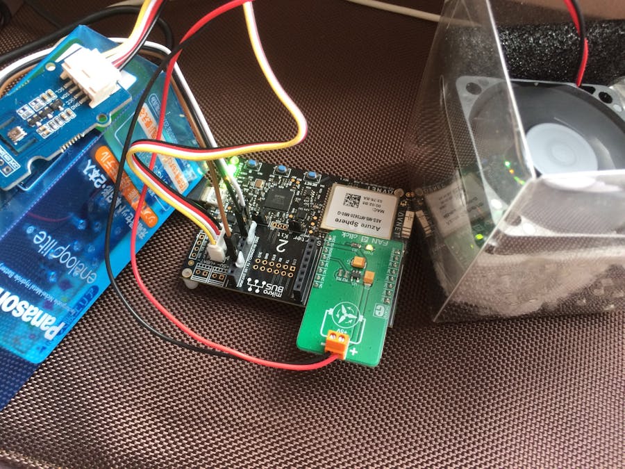 Web Air purifier with PM2.5 and IAQ sensor