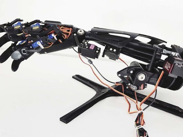 An Affordable Arduino-Powered Bionic Hand - Hackster.io