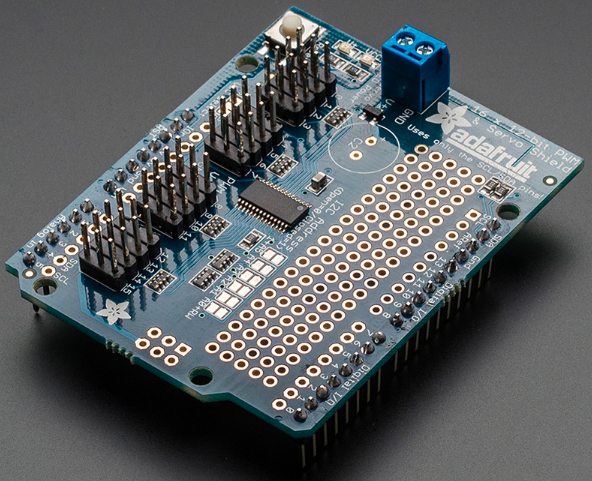 Adafruit 16-Channel 12-bit PWM/Servo Shield - I2C interface