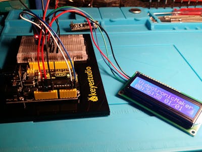 RTCDS3231 with 1602 LCD I2C