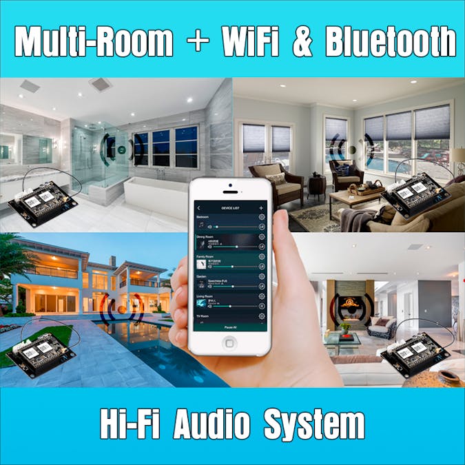 DIY Multi-Room WiFi + Bluetooth Audio System | Hi-Fi