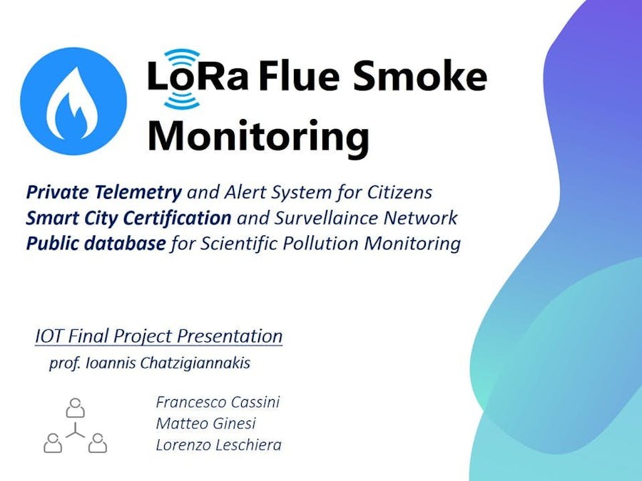 LoRa Flue Gas Monitoring System