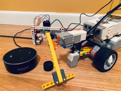 Hockey Bot - A Lego Mindstorms EV3 Robot controlled by Alexa