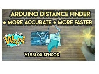 Arduino Distance Finder|| VL53L0X Sensor Arduino||