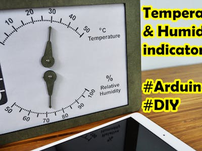 Temperature and Humidity Indicator by Arduino
