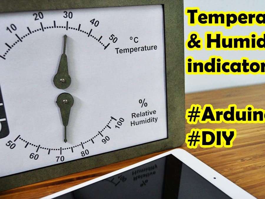 Temperature and Humidity Indicator by Arduino