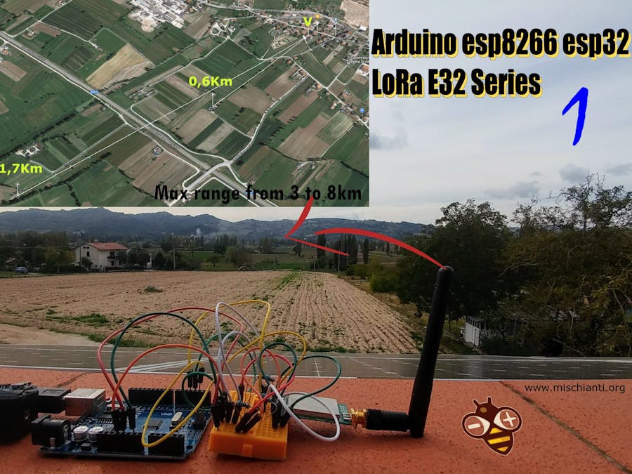 LoRa E32 for Arduino, ESP32 or ESP8266: Specs and Base Use
