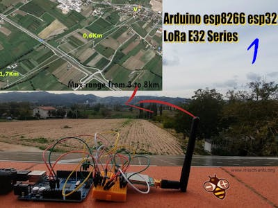 LoRa E32 for Arduino, ESP32 or ESP8266: Specs and Base Use