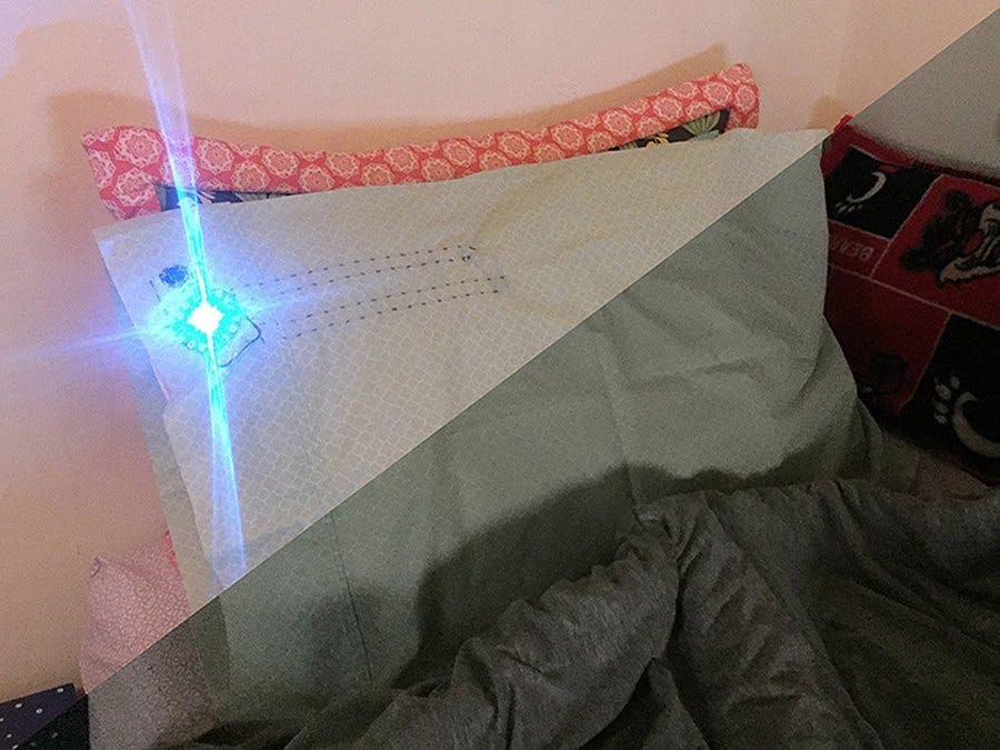 Light Sensor Activated Alarm Pillow
