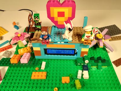 Lego Clock-DS3231-I2C LCD