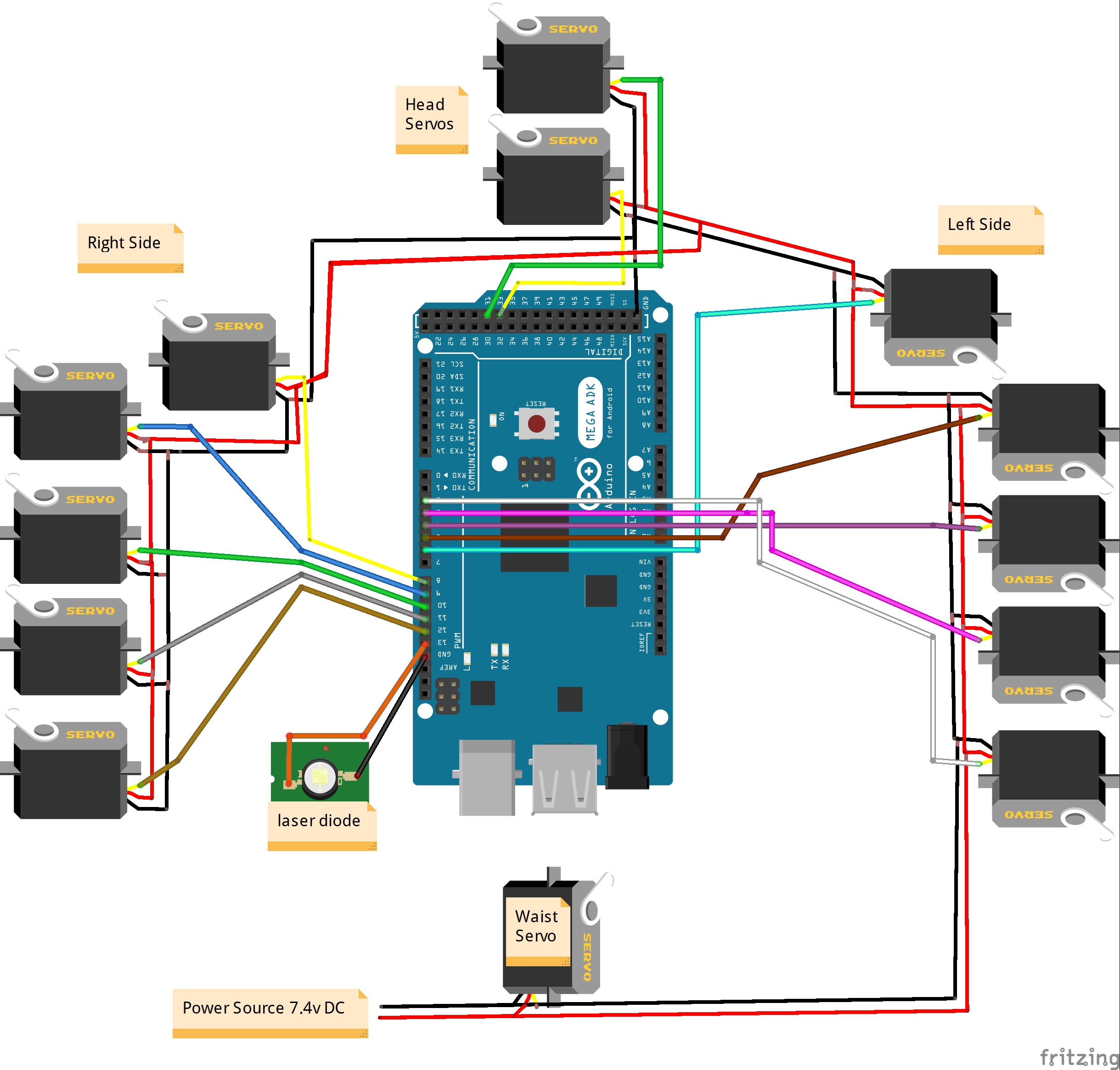 arduino humanoid robot projects