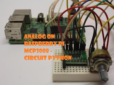 Analog Input on Raspberry Pi with MCP3008