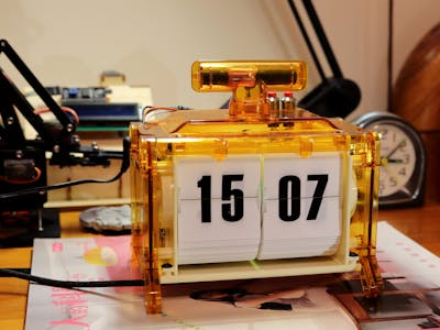ESP32 Web Flip Clock (Modified パタパタ電波時計)