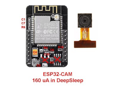 ESP32-CAM Current Measure