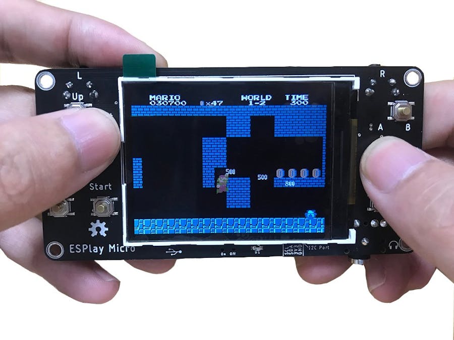 ESPlay Micro - ESP32 Game Console + MicroPython