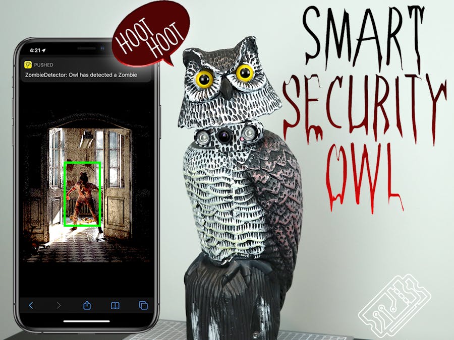 Zombie Detecting Smart Security Owl (Deep Learning)