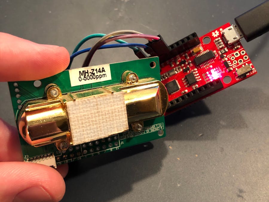 Getting Started with the MH-Z14A CO2 Detector