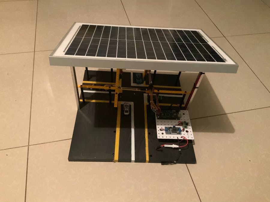 Solar Powered Traffic Signal