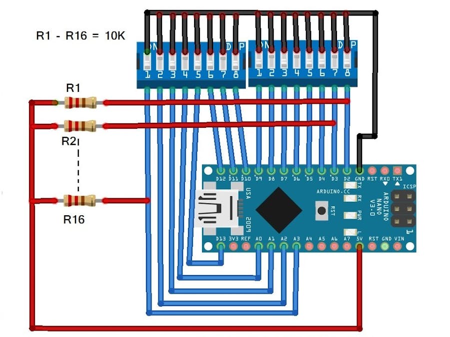 Turn Your Arduino Board Into 16-Bit IO Port