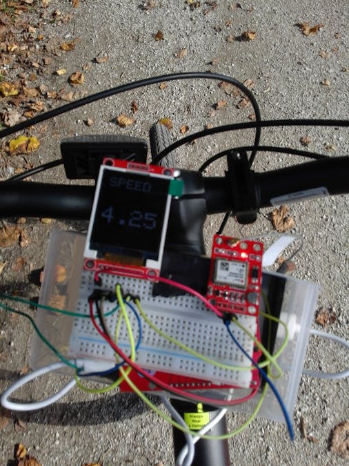 Arduino Bicycle Speedometer Using GPS