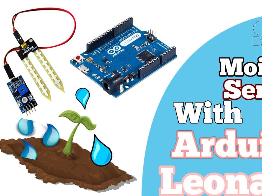 Soil Moisture Sensor With Arduino Leonardo!!