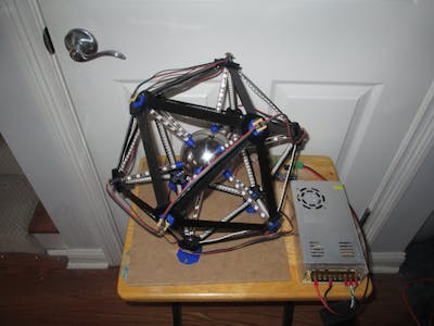Icosahedron Sphere NeoPixel Device (No Plutonium Used)
