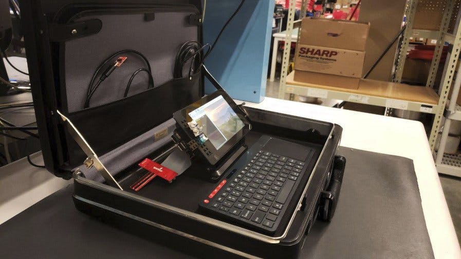 Sparkfun S Joshua Smith Turns A Briefcase Into A Luggable