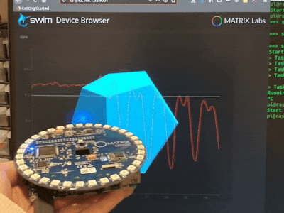 Stream & Visualize MATRIX Creator Sensor Data with Swim.ai