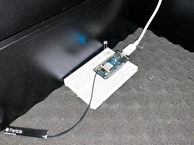IOT Project: Text Theft Alarm with Light Sensing
