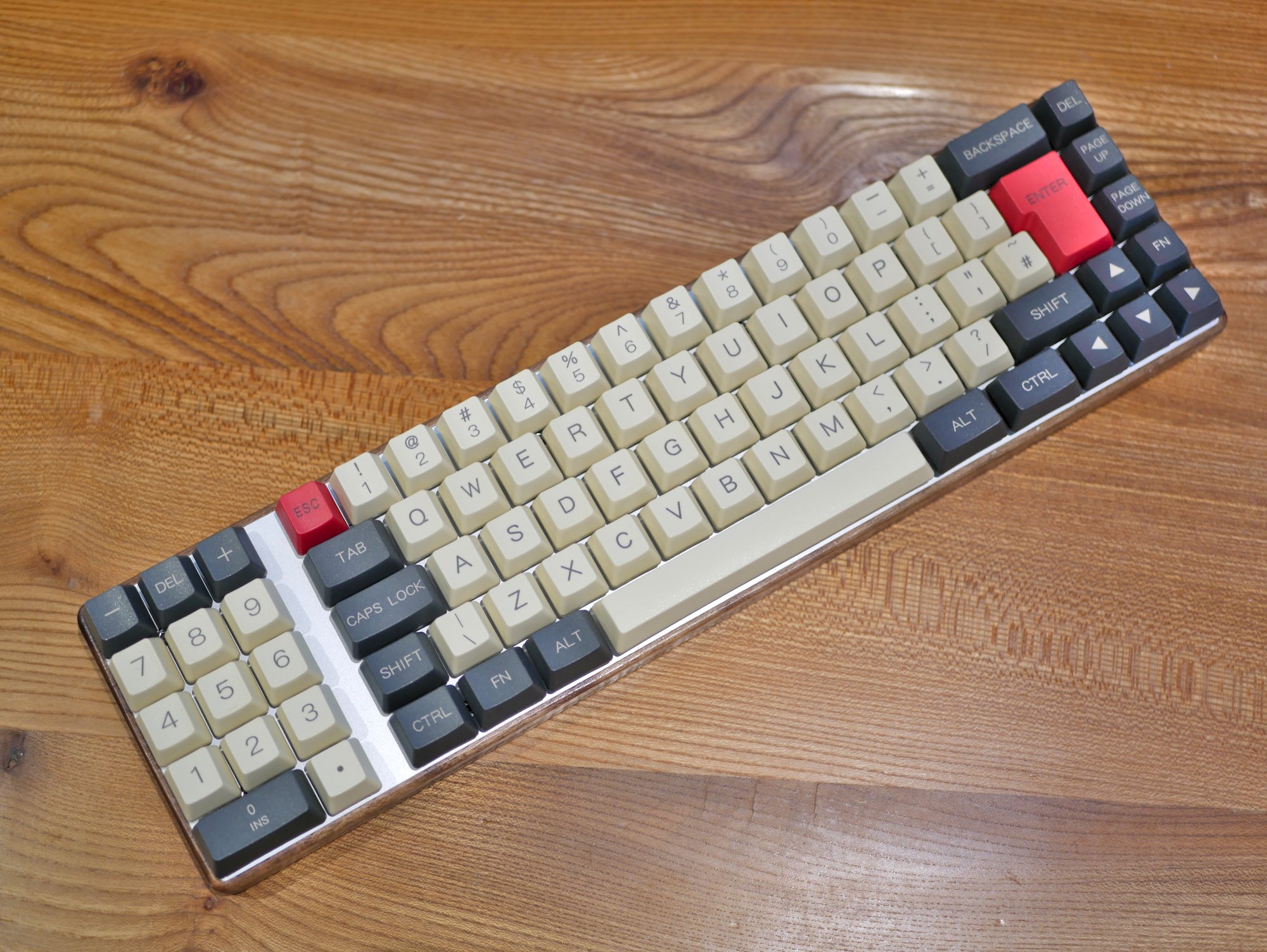 custom keyboard with numpad