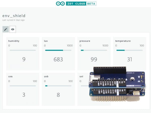 Your Environmental Data On Arduino Iot Cloud Arduino Project Hub 8622