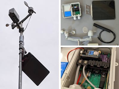 Solar Powered Cellular Weather Station