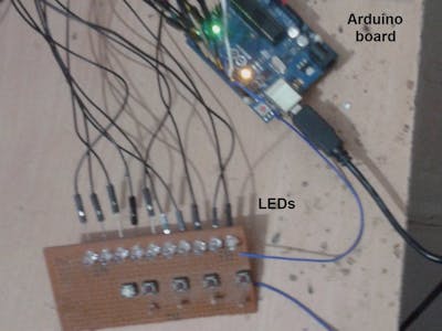 IR Remote Controlled LED Chaser Using Arduino
