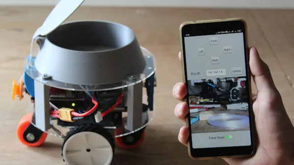 DIY Robot Lets You Watch (and Treat) Your Pet From Afar - Hackster.io