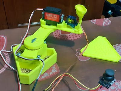 SCARA Arm Controlled by Joystick