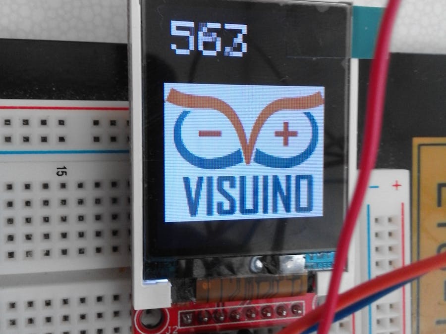 Visuino How to Use LCD TFT ST7735