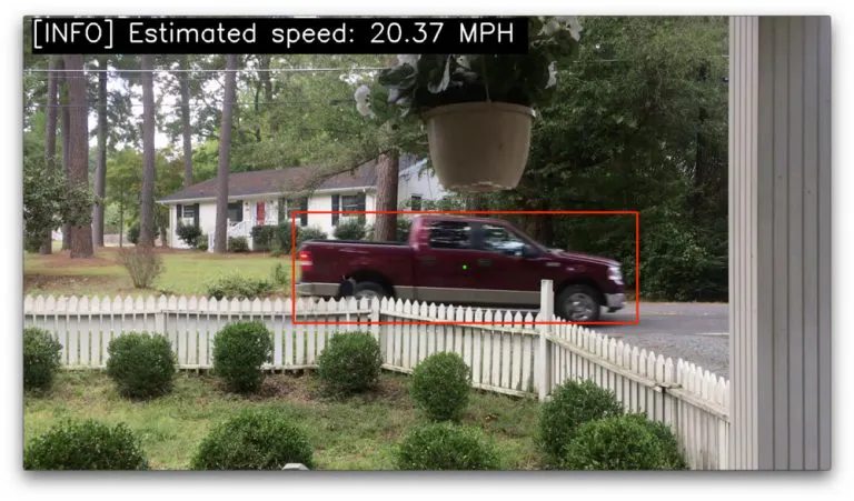 Use Opencv To See How Many Cars Speed Past Your House Hackster Io