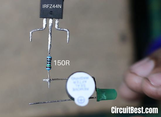 Wire Break Alarm Circuit With IRFZ44N MOSFET - Hackster.io