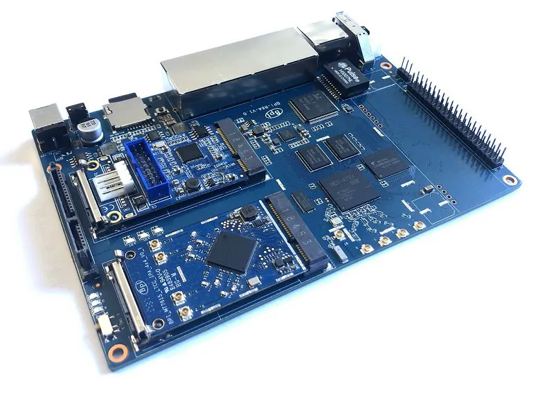 mo___piページ Banana Pi BPI-R64 Open Source Router with MTK MT7622 Chip
