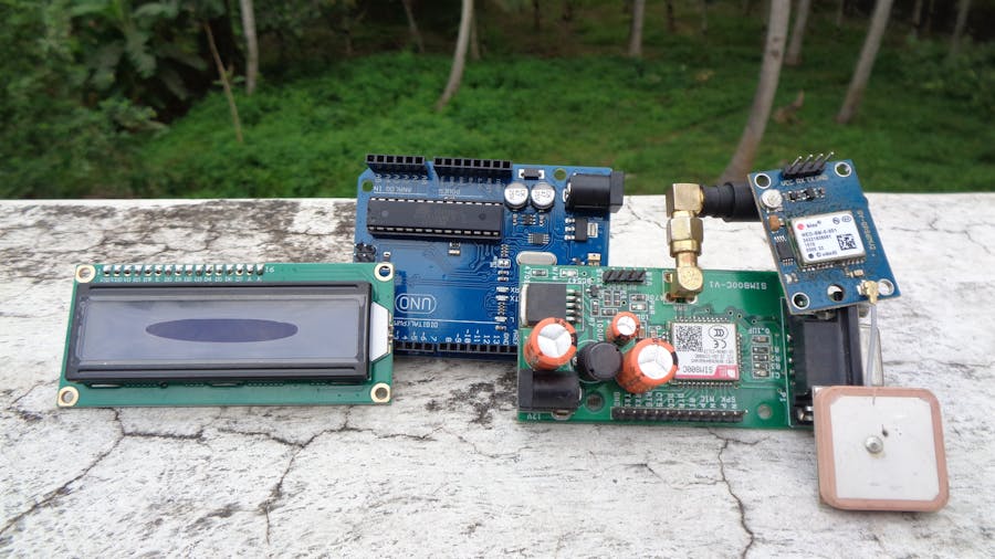 Vehicle Tracking System Based On Gps And Gsm Arduino Project Hub