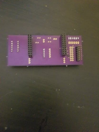 Figure 7: Fabricated PCB (bottom)