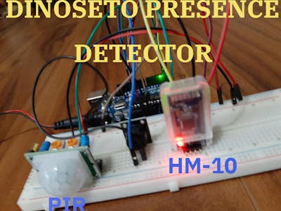 Presence Detector Alarm 2.0 for "Dinoseto Robot" with App