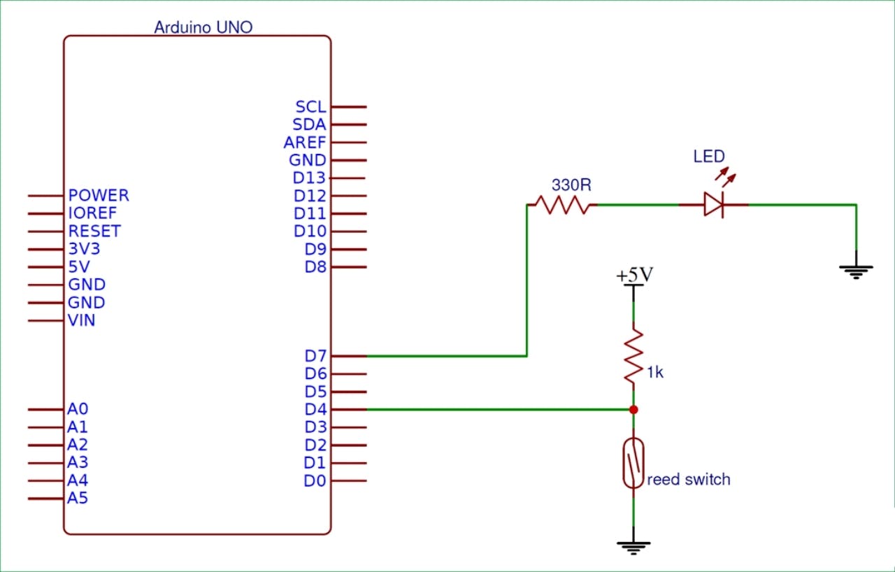 Reed Switch With Arduino - Arduino Project Hub  Magnetic Reed Switch Wiring Diagram    create.arduino.cc