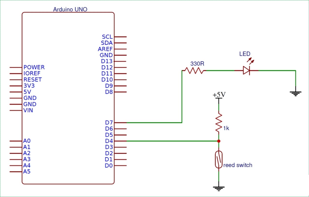 Magnetic switch wiring diagram
