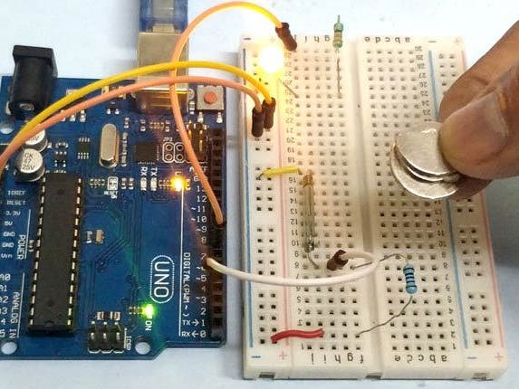 Reed Switch With Arduino