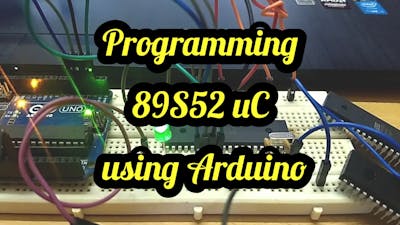 89S52 Programmer Using Arduino Uno