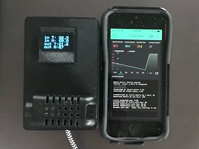 Temperature, Humidity and Weather Forecast with an ESP32