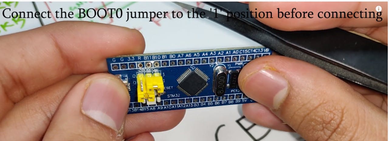 Using A Stm32 Like An Arduino Tutorial Stm32f103c8 Arduino
