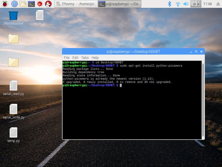 installing picamera lib